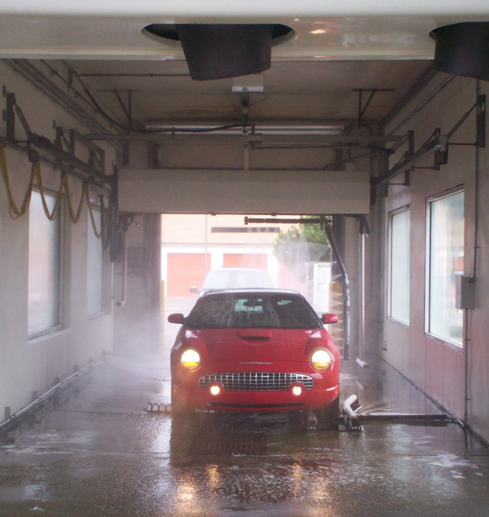 High-Pressure Rinse Car Wash